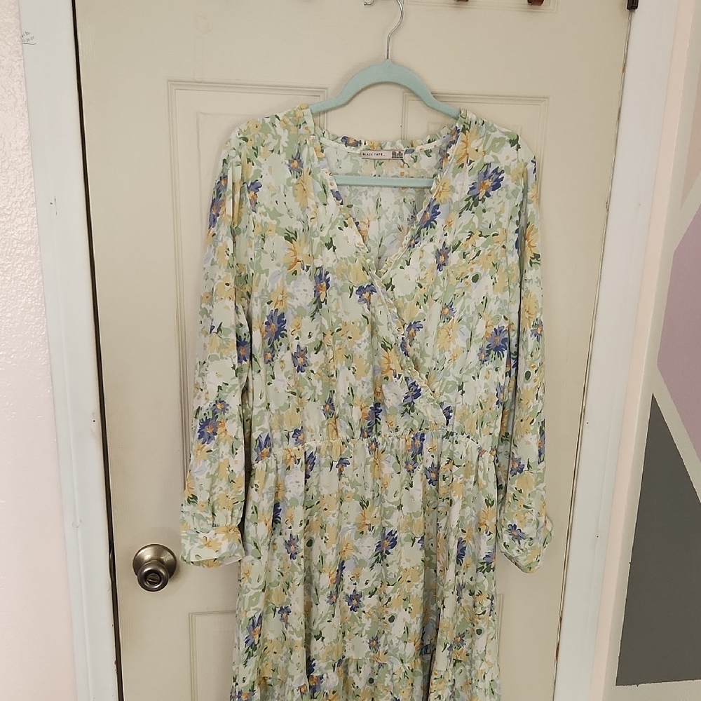 Floral Long Sleeve Dress